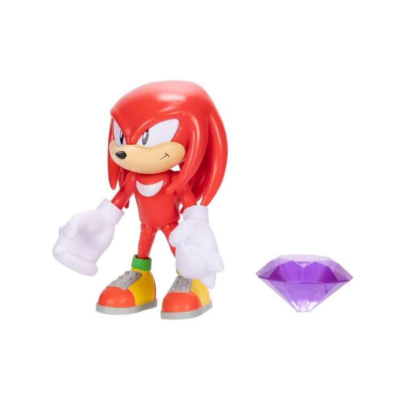 Sonic Knuckles with Purple Chaos Emerald Action Figure, 5 of 8