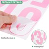 Unique Bargains Vinyl Waterproof Self-Adhesive Multipurpose Mailbox Numbers 8 Sheets - 2 of 4