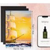 HANSILK Black Canvases for Painting, Canvas Panels5x7 inch, Pack of 6, 100% Cotton Acid-Free, Art Boards for Oil & Acrylic,Happy Mother's Day - 4 of 4