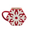 Transpac 4.25 In Snowflake Mug Christmas Seasonal Tabletop , Knit Design (1PC) - 2 of 3