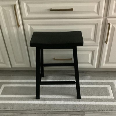 Winsome saddle seat online black stool