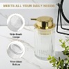 LunaLulinlk Glass Soap Dispenser Foaming Soap Bottle for Kitchen and Bathroom 12oz - 2 of 4