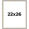PosterPalooza | Classic Modern Silver Picture Frame - UV Acrylic, Foam Board Backing, Hanging Hardware - 2 of 4