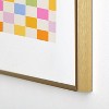 Iveta Abolina Eclectic Checker Check Cream Metal Framed Art Print - Deny Designs - 4 of 4