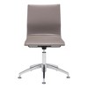 Zuo Glider Conference Chair Taupe - 3 of 4
