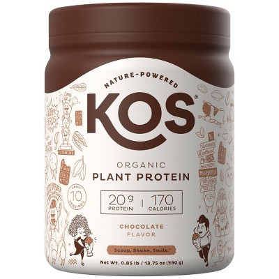 KOS Organic Vegan Protein Powder - Chocolate - 13.75oz