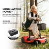 Scooters for Adults 4 Wheel Powered Mobility Scooters Folding Electric Bike for Seniors 330 lbs Capacity Bicycle 20 Miles LED Light - 2 of 4