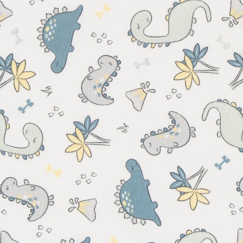 Trend Lab Flannel Fitted Crib Sheet - Little Dinos, 6 of 7