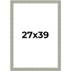 PosterPalooza | Sculpted Blue Picture Frame - UV Acrylic, Foam Board Backing, Hanging Hardware - 2 of 4