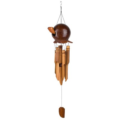Gertyl Turtle Bamboo Wind Chime with Coconut Shell