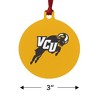 Virginia Commonwealth University Secondary Aluminum Holiday Christmas Tree Ornament - 3 of 4