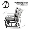 Karl Home | Iron Frame Textilene-clothed Patio Glider - 4 of 4