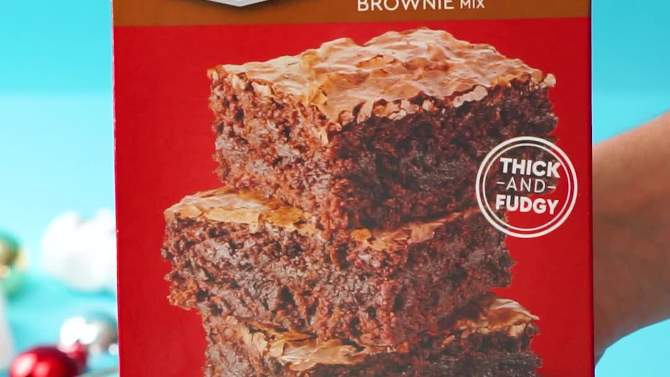 Duncan Hines Chewy Fudge Brownie Mix - 18.3oz, 2 of 6, play video