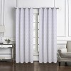 RT Designer Collection Cubix Jacquard Grommet Luxurious Modern Design Curtain Panel 54" x 84" Beige - 2 of 4