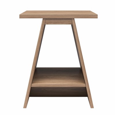 Danton A-Frame End Tables, Set of 2, Walnut