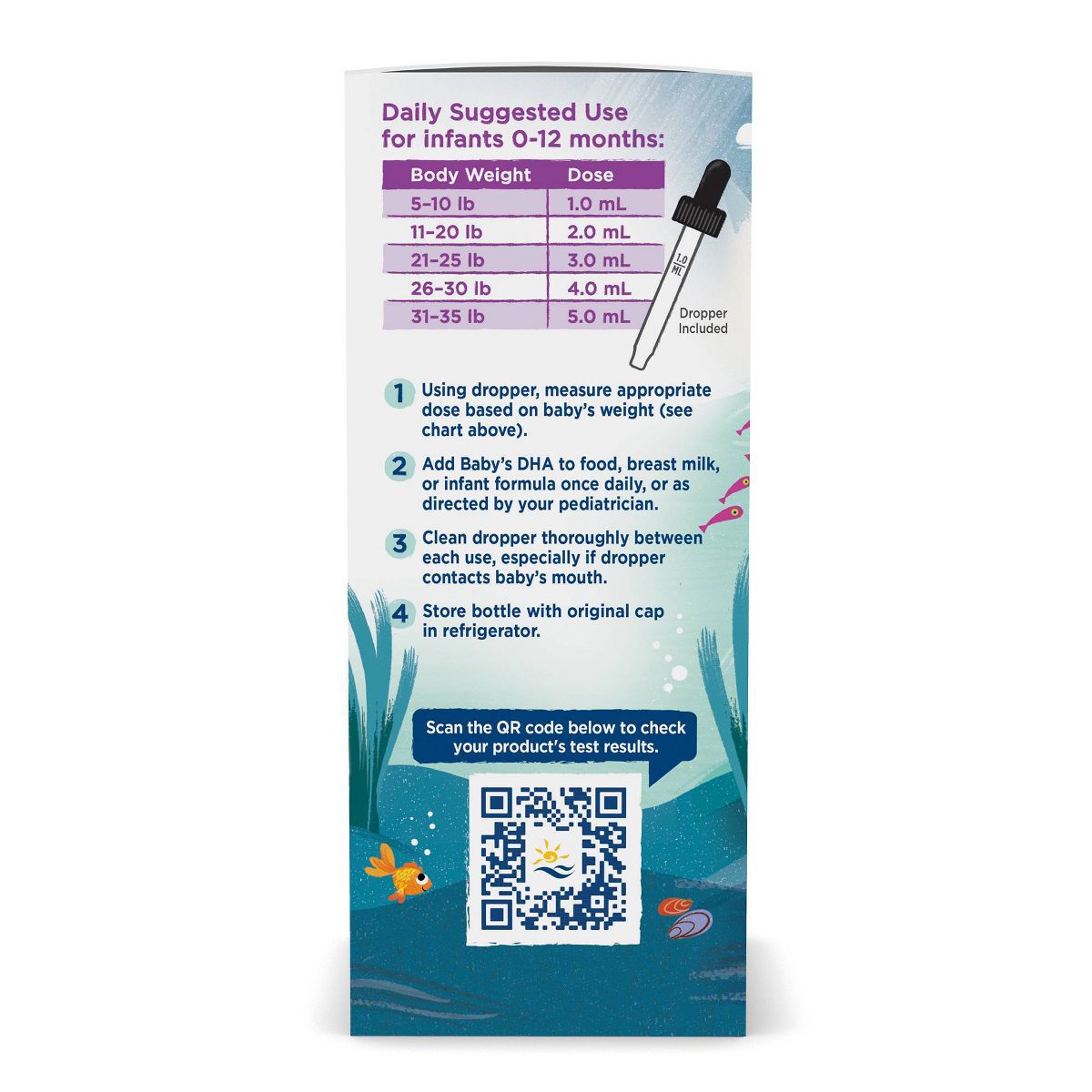 Nordic Naturals Baby's DHA Liquid Dietary Supplement - 2 fl oz - thumbnail 8