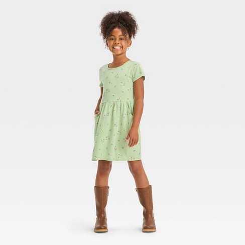 Girls sage outlet dress