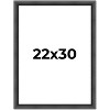PosterPalooza | Refined Black Picture Frame - UV Acrylic, Foam Board Backing, Hanging Hardware - 2 of 4