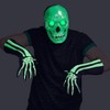 2pc Adult Blacklight Skull and Gloves Costume Accessory Kit - Hyde and EEK! Boutique™ - 2 of 4
