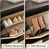 Shoe Storage Cabinet with 4 Flip Doors, Large Capacity Organizer, Freestanding Narrow Shoe Rack with Adjustable Shelves - 2 of 4