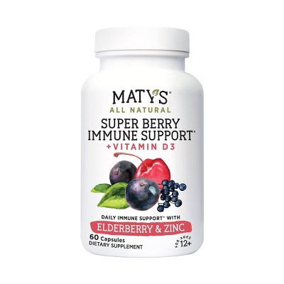Maty's All Natural Super Berry Immune Support Capsules - 60ct