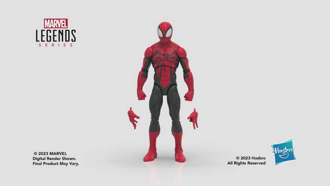 Marvel Spider-Man Legends Ben Reilly Action Figure, 2 of 10, play video