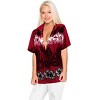 LA LEELA Button Down Shirt Casual Summer Beach Party Short Sleeve Blouse Shirt Colorful Button Up Dress Hawaiian Shirts Tank Top - 3 of 4