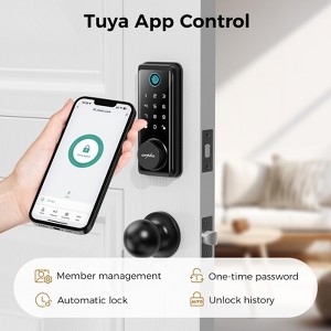 Arpha Keyless entry deadbolt door lock with handle - 1 of 4