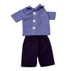 Ken & GI Joe Doll Outfit – Purple Plaid Shirt and Shorts Set - 4 of 4