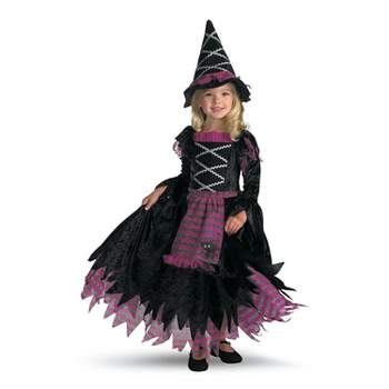 Disguise Toddler Girls' Deluxe Fairy Tale Witch Gown Costume