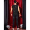 Lars Amadeus Men's Sleeveless Round Neck Metallic Party Glitter Tank Top - 3 of 4