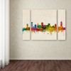 Michael Tompsett 'Nashville Skyline' Multi Panel Art Set Large - 3 of 3