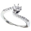 Pompeii3 1/4ct Diamond Engagement Ring White Gold Setting 14K - 2 of 4