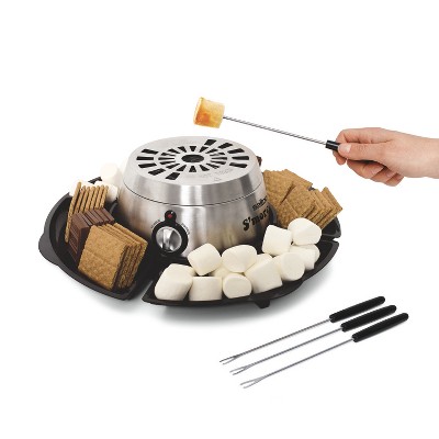 Salton Red and White Stainless Steel S'mores and Fondue Maker