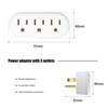 Itopfox 3-Outlet Wall Adapter, Space-Saving Multi Plug Splitter for Home, Office or Dorm, White (4 Pack) - ETL Listed - 3 of 4