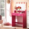 Lycvki Dressing Table with Adjustable Lights Mirror and Drawer - 3 of 4