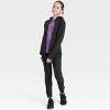 Girls' Fleece Full Zip Hooded Sweatshirt - All In Motion™ - image 3 of 3