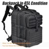 Generic 64L Large Tactical Backpack, Military Molle Bag for Hiking - 4 of 4