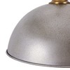LamQee Curved Dome Pendant Light, Ceiling Hanging Fixture Chandelier Modern Industrial Dome Metal Shade for Dining Room House Foyer Kitchen - 3 of 4