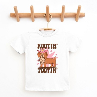 The Juniper Shop Rootin' Tootin' Dog Toddler Short Sleeve Tee
