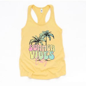 Simply Sage Market Women's Summer Vibes Only Graphic Racerback Tank - 1 of 2