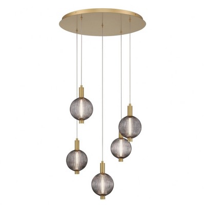 Eurofase Lighting Palmas 5 - Light Chandelier in  Gold