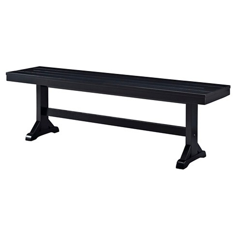 black bench table