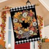 Fall Pumpkin Wreath Floral House Flag Autumn 28" x 40" Briarwood Lane - 4 of 4