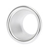 Unique Bargains Aluminum Alloy Bellmouth Velocity Stack Adapter Air Inlet Decorative Cover Silver Tone 2.5inch - 4 of 4