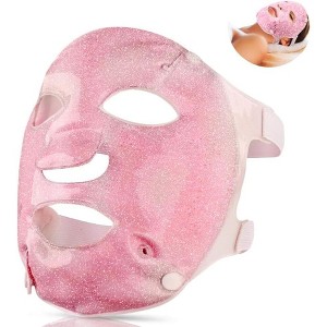 FOMI Hot Cold Gel Face Contoured Ice Mask | Pink - 1 of 4