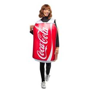Rubies Adult Coca Cola Costume Sandwich Board Red One Size - 1 of 4