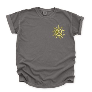 Simply Sage Market Embroidered Summer Sun Garment Dyed Tee - 1 of 4