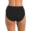 24th & Ocean Women's Standard High Waist Hipster Bikini Swimsuit Bottom - 2 of 2