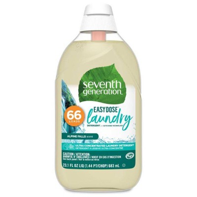 Seventh Generation EasyDose Ultra-Concentrated 66-Loads Laundry Detergent Alpine Falls - 23.1 fl oz